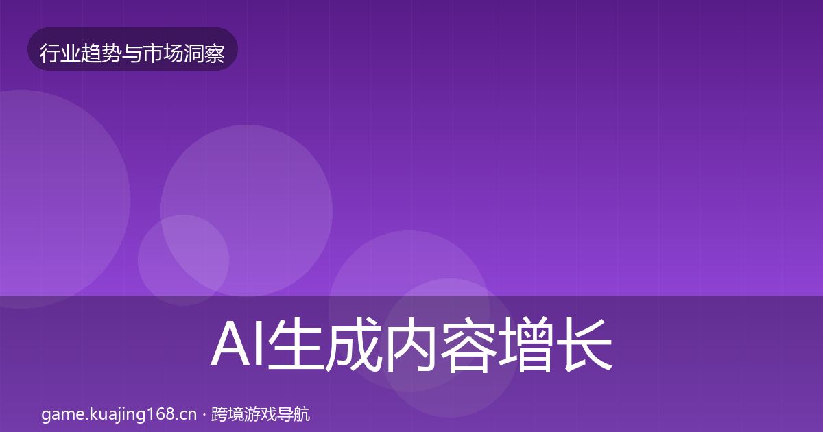 AI生成内容增长预测全指南:2027年