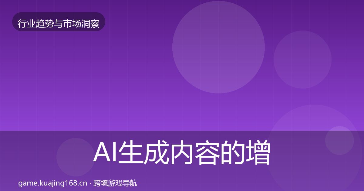 AI生成内容的增长预测（最新）