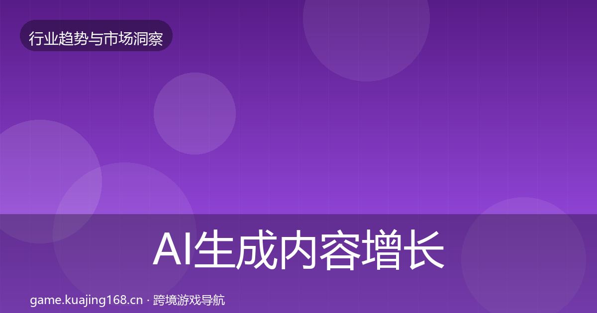 AI生成内容增长预测全指南：一线