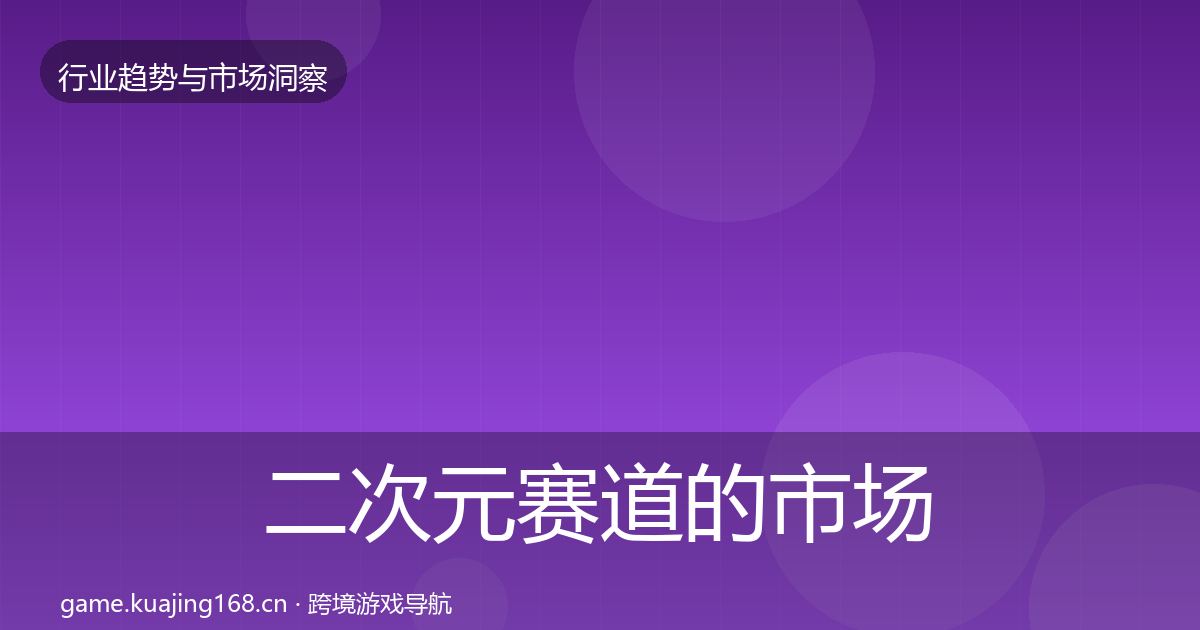二次元赛道的市场洞察（2027年）
