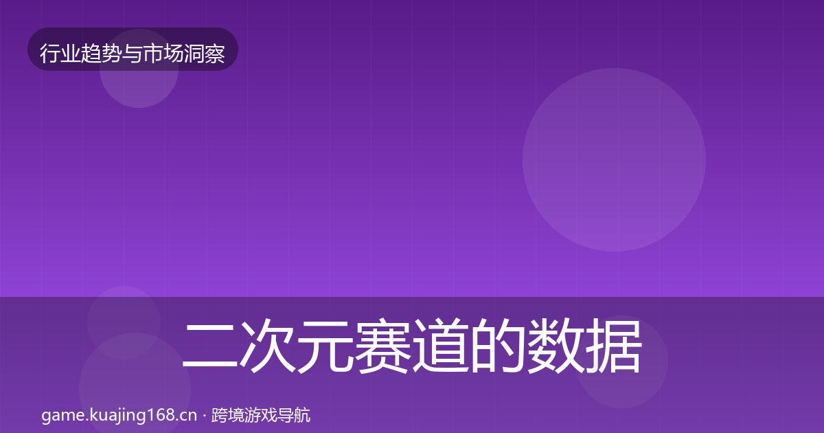 二次元赛道的数据解读（2027年）