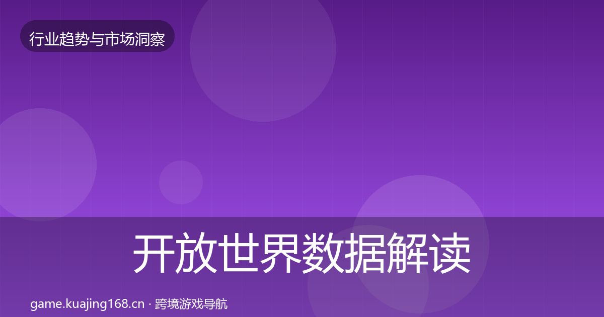 开放世界数据解读全指南：官方