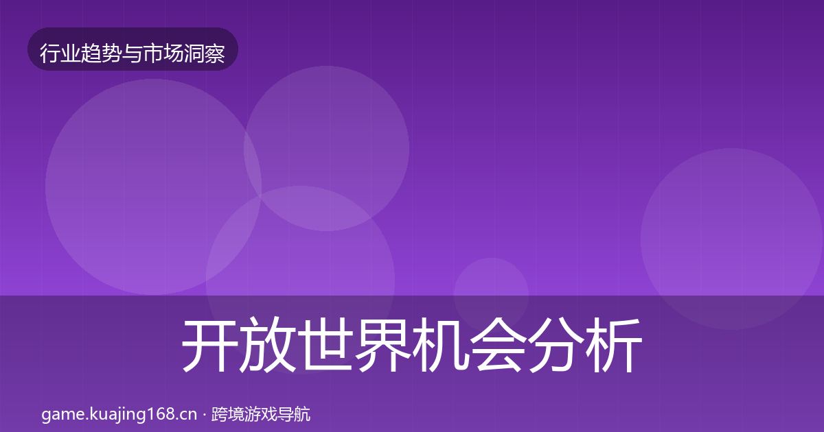 开放世界机会分析全指南：全面