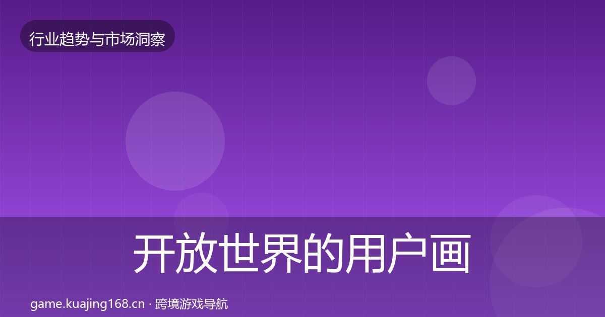 开放世界的用户画像（深度）