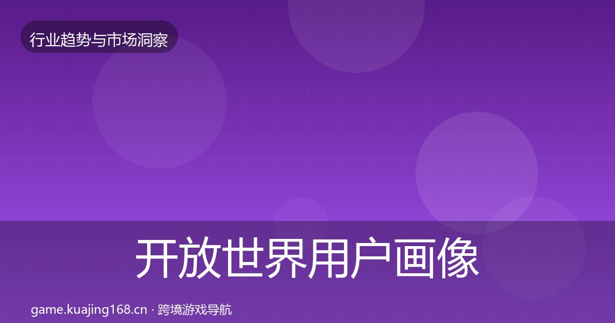 开放世界用户画像全指南：官方