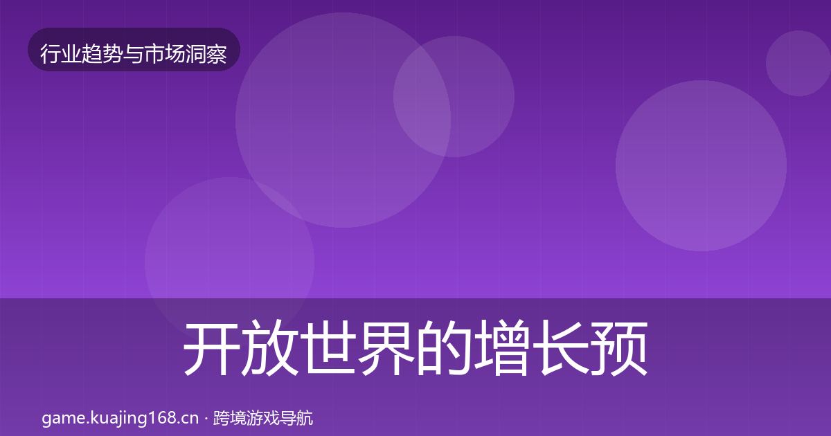 开放世界的增长预测（官方）