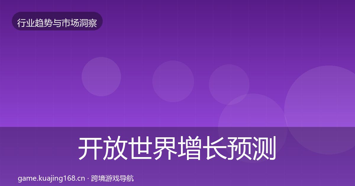 开放世界增长预测全指南:官方