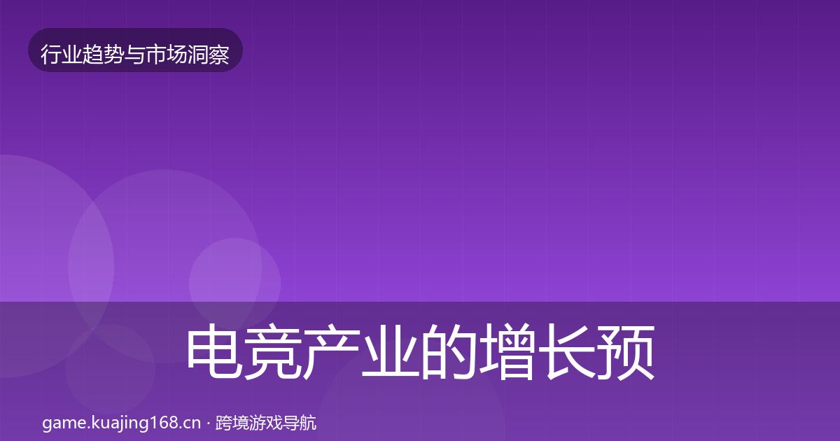 电竞产业的增长预测（2027年）