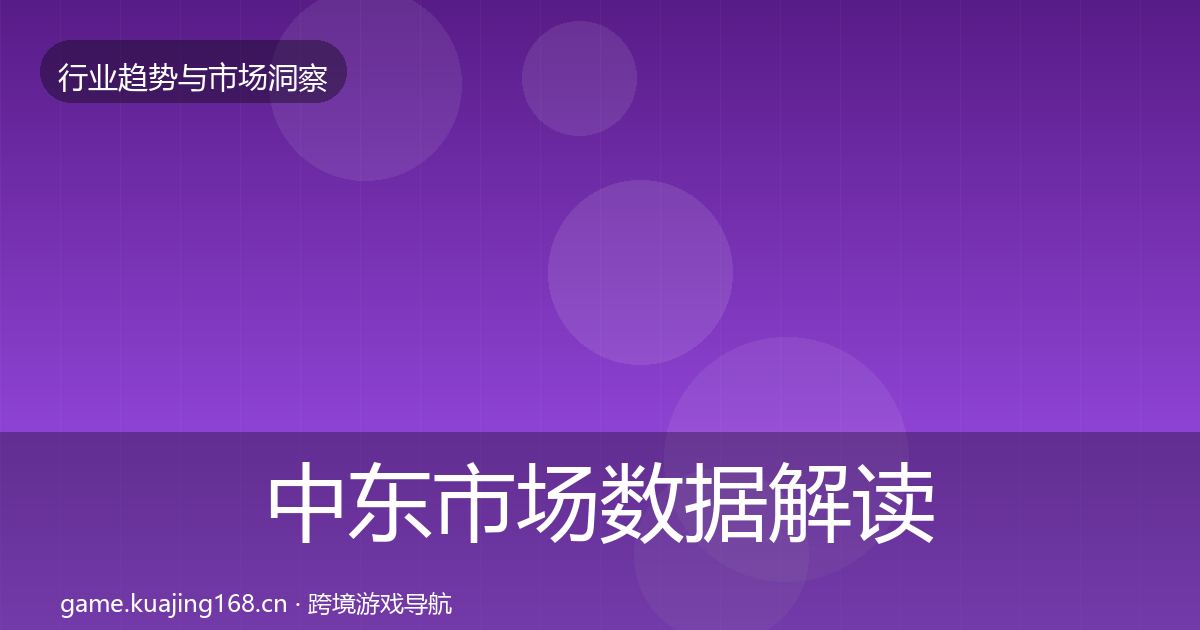 中东市场数据解读全指南：2026年