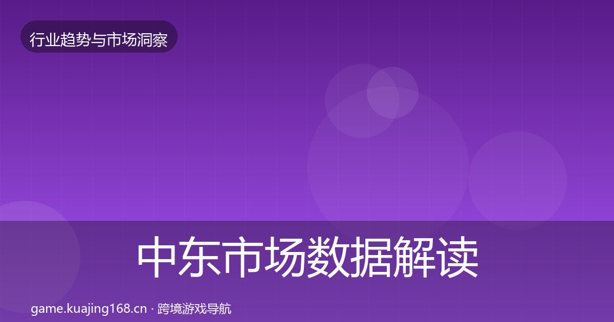 中东市场数据解读全指南：2027年