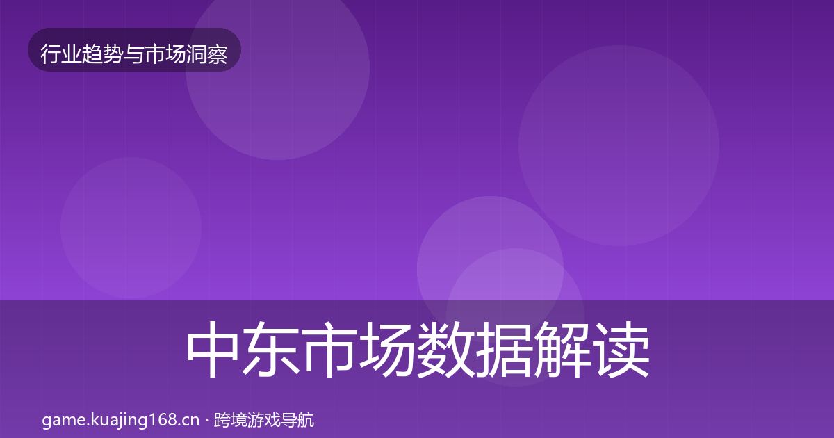 中东市场数据解读全指南：官方