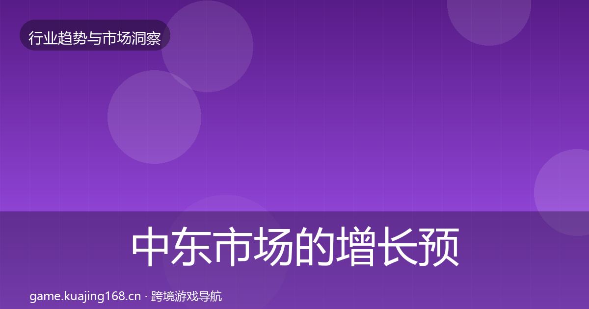 中东市场的增长预测（2026年）
