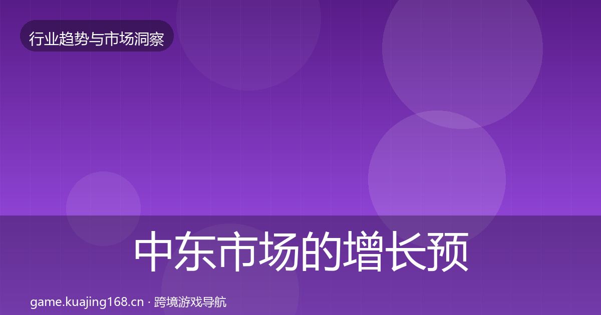 中东市场的增长预测（最新）