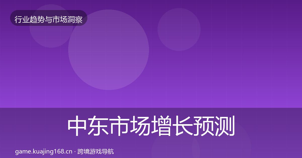 中东市场增长预测全指南：最新