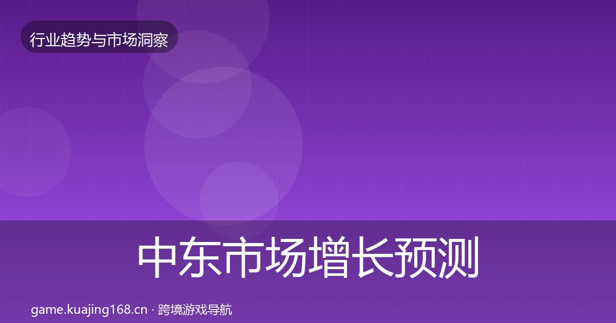 中东市场增长预测全指南:深度