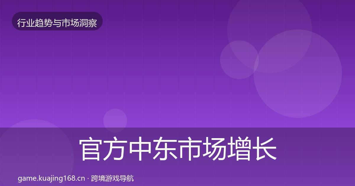 官方中东市场增长预测