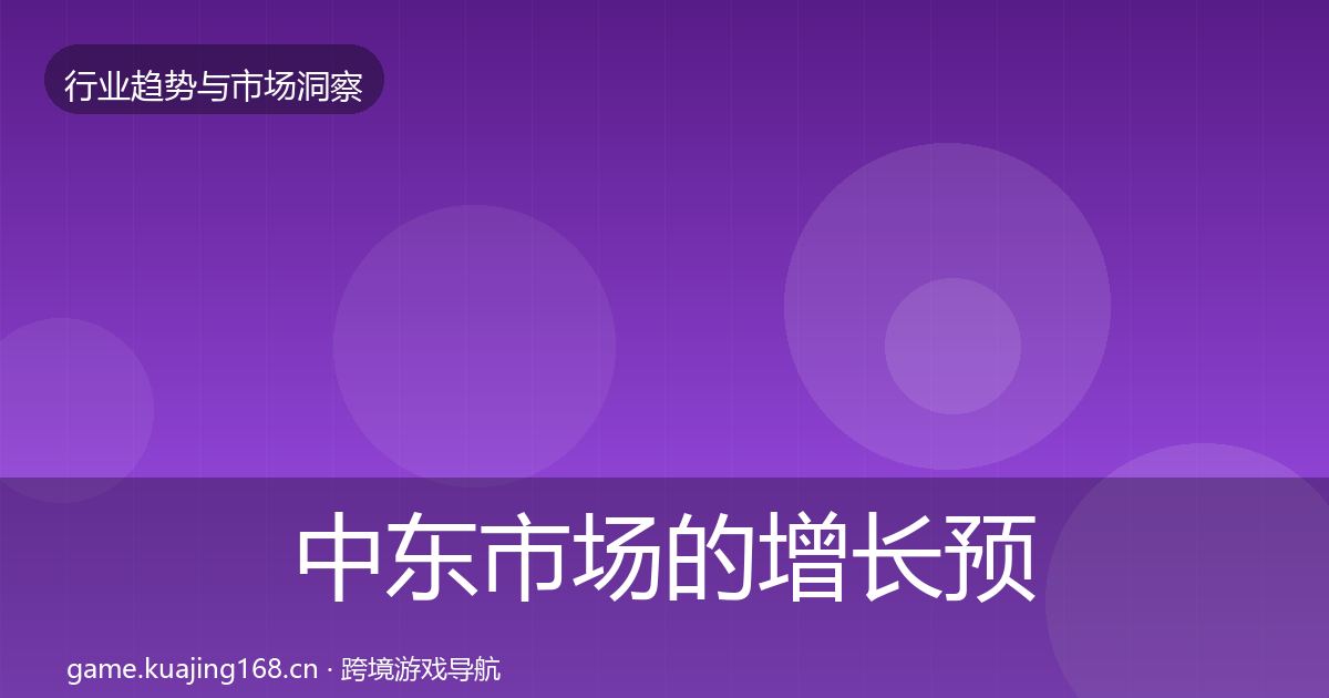 中东市场的增长预测（官方）