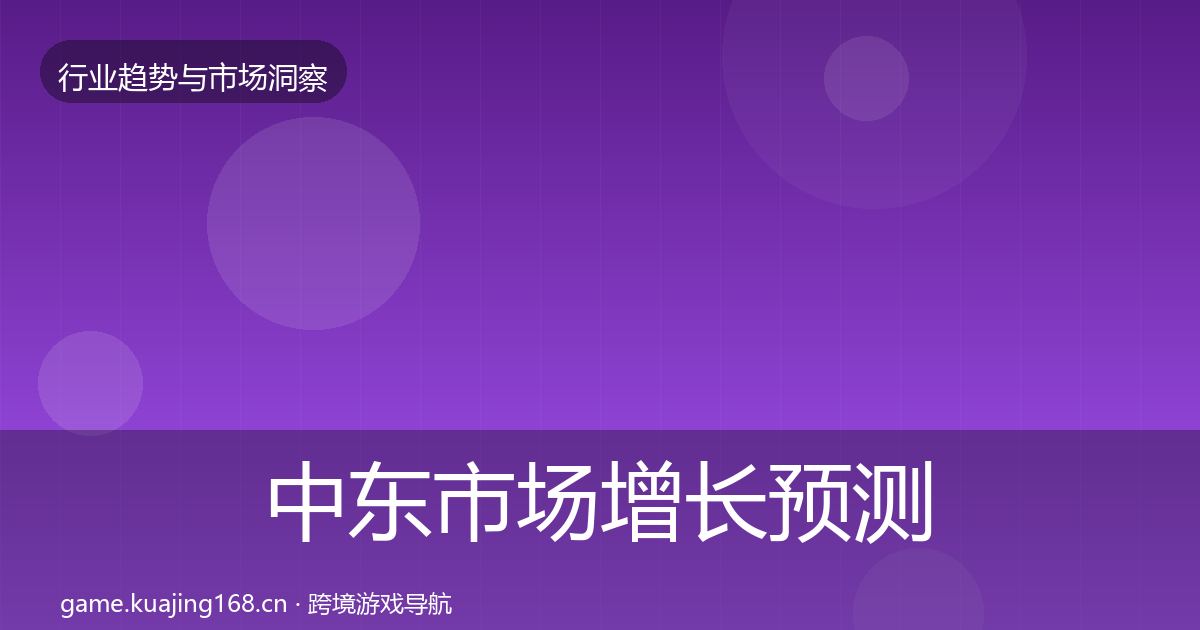 中东市场增长预测全指南：一线