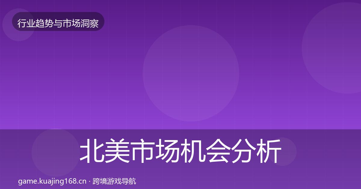 北美市场机会分析全指南：最新