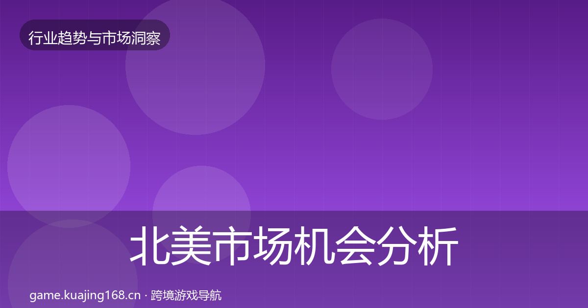 北美市场机会分析全指南：实用