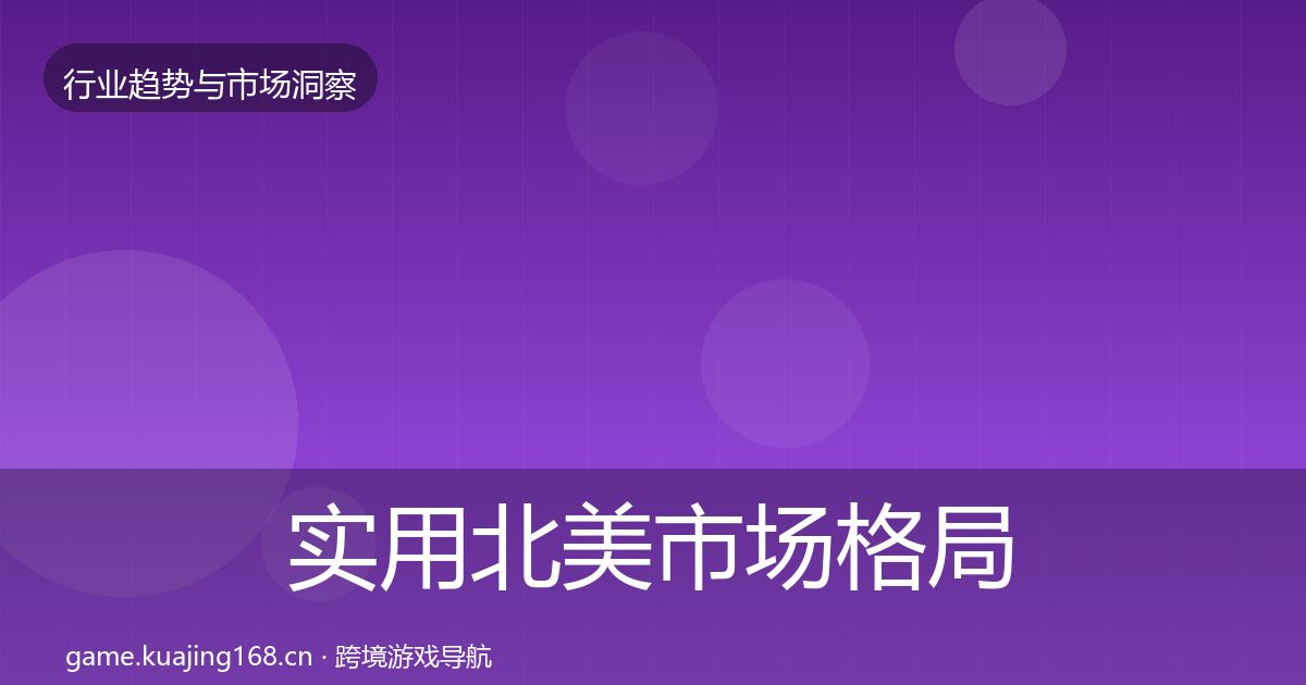 实用北美市场格局研判