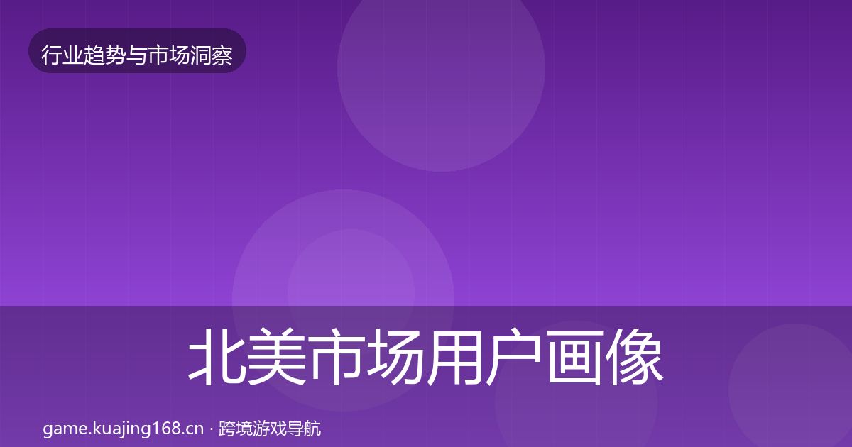 北美市场用户画像全指南:2026年