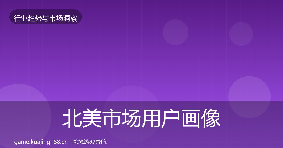 北美市场用户画像全指南：最新