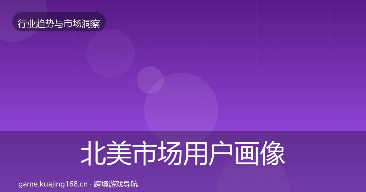 北美市场用户画像全指南：全面