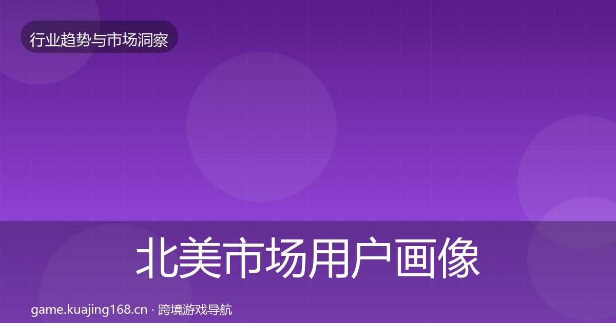 北美市场用户画像全指南：深度