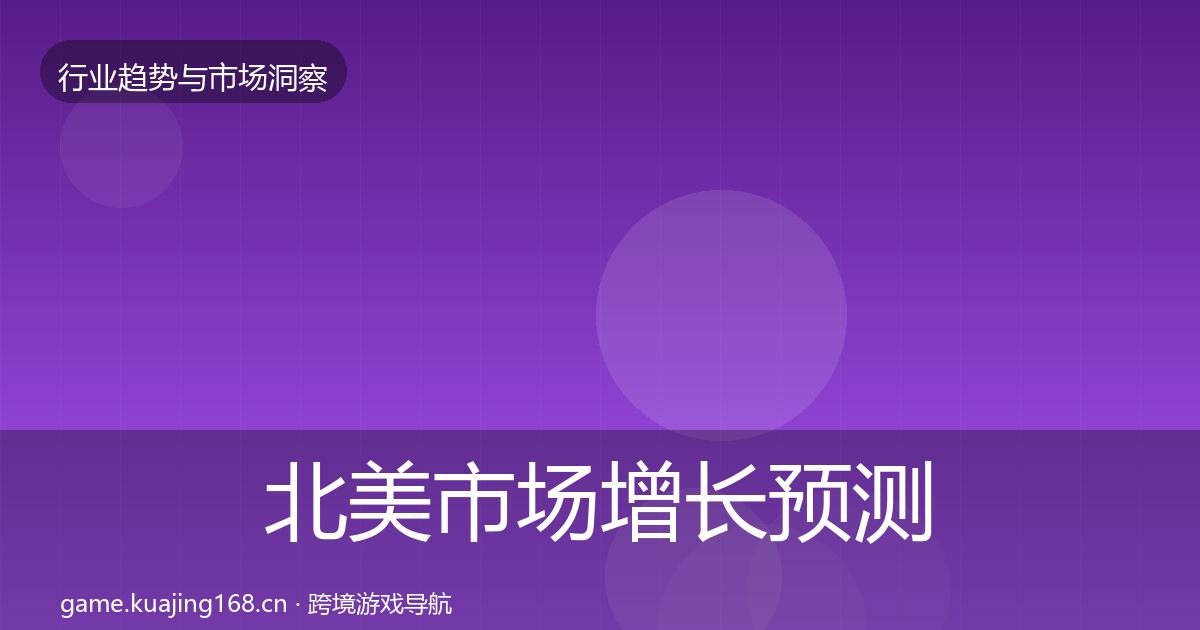 北美市场增长预测全指南：2027年