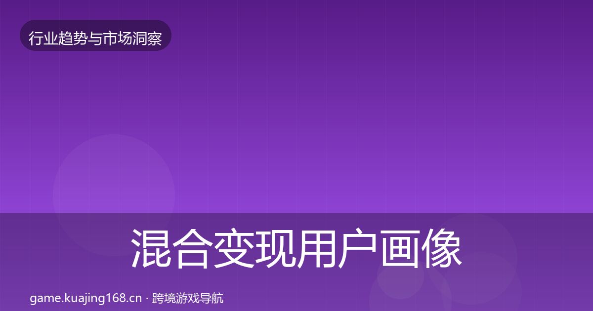 混合变现用户画像全指南:2026年