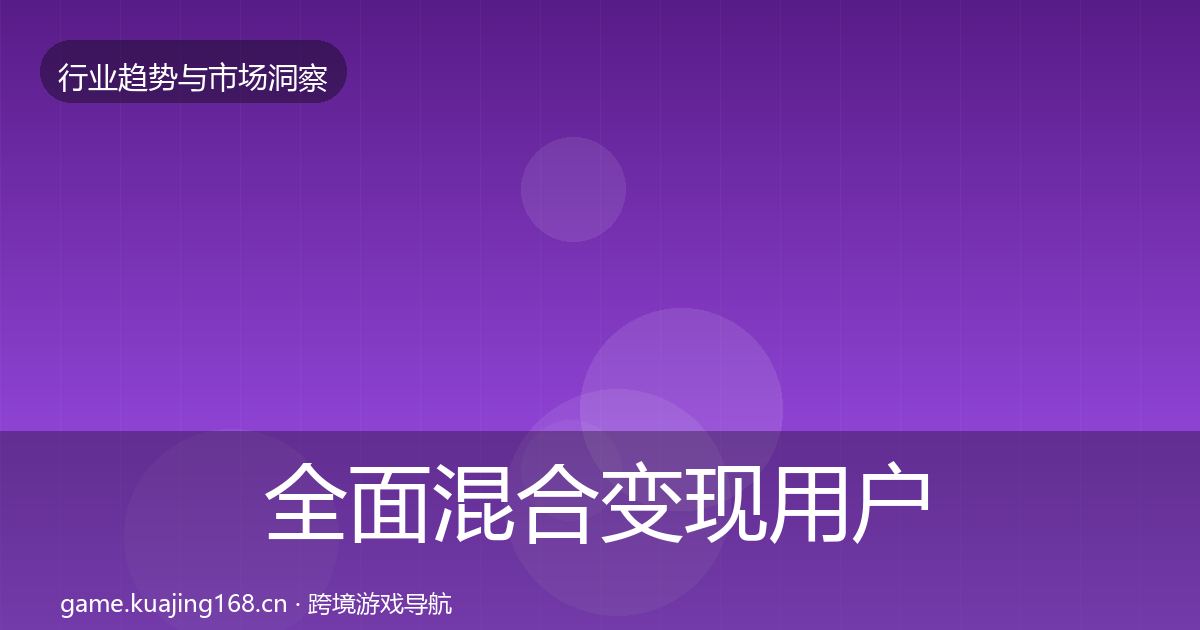 全面混合变现用户画像