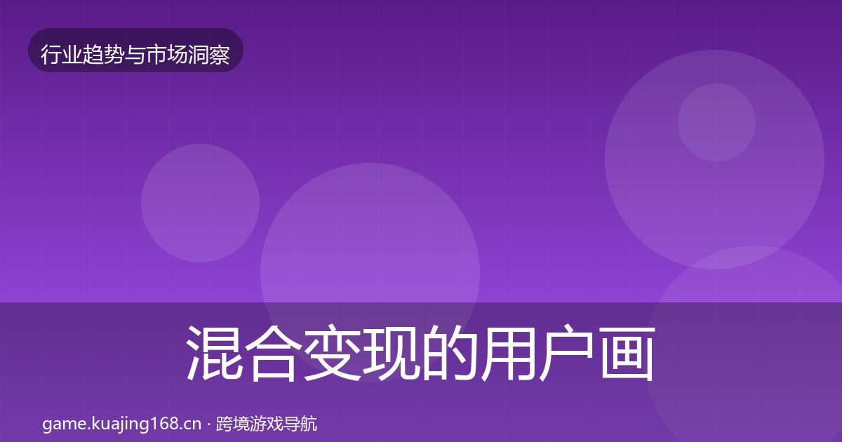 混合变现的用户画像（全面）