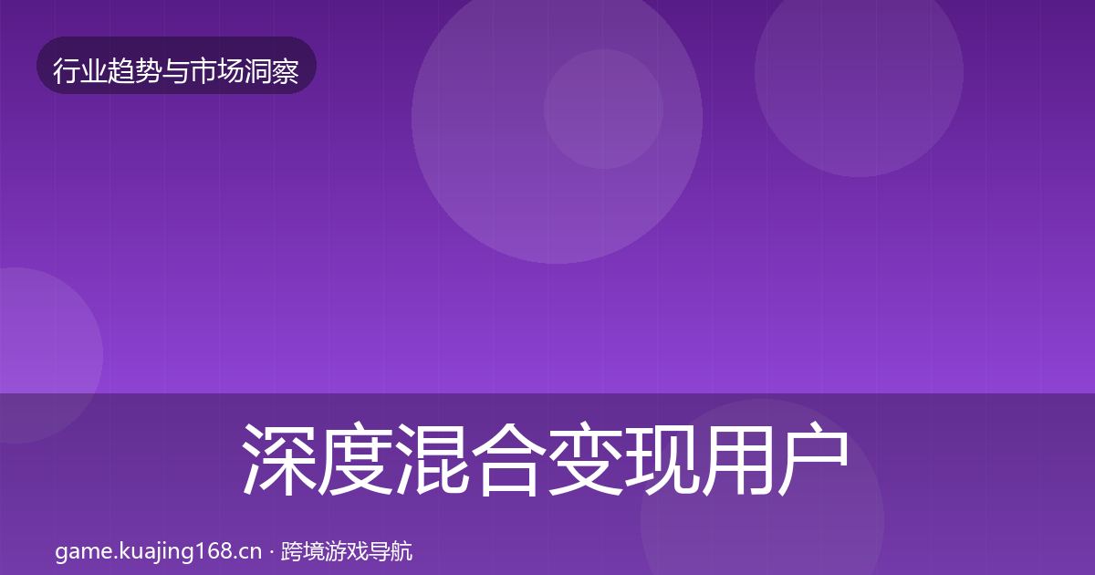 深度混合变现用户画像