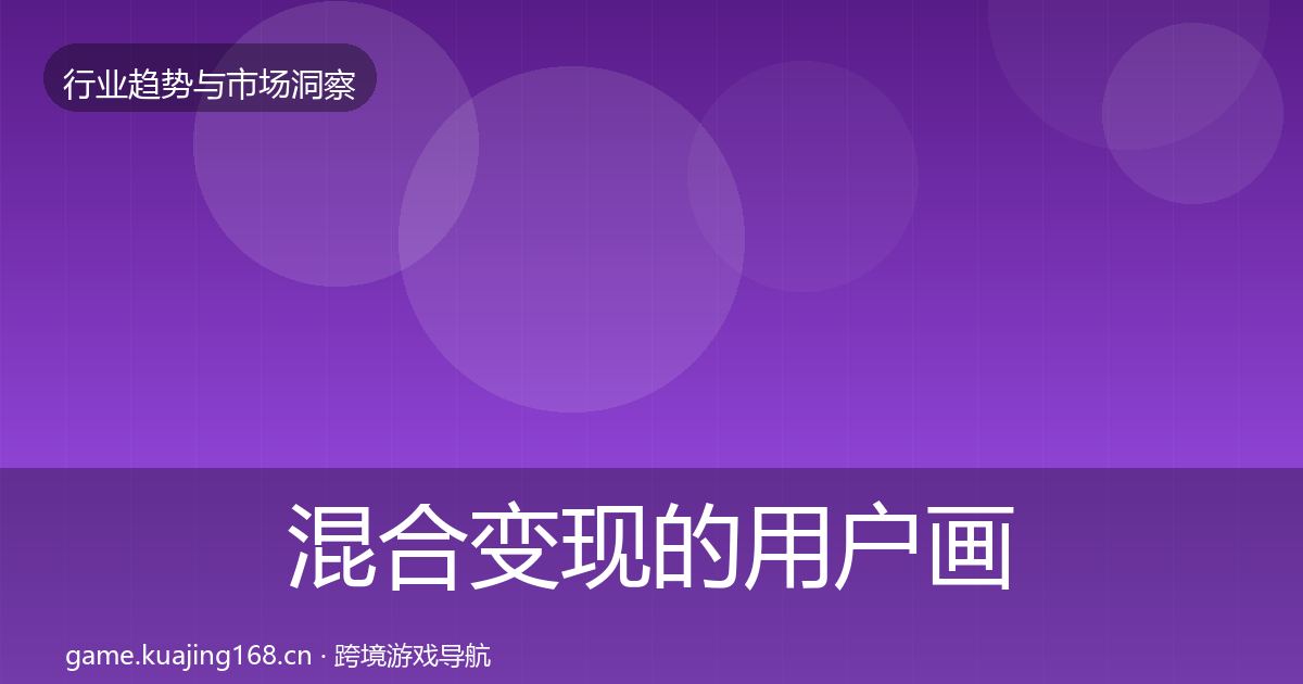 混合变现的用户画像（深度）