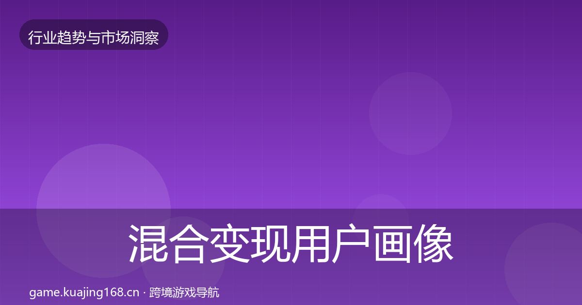 混合变现用户画像全指南:实用