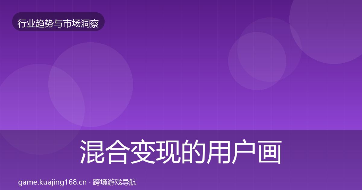 混合变现的用户画像（官方）