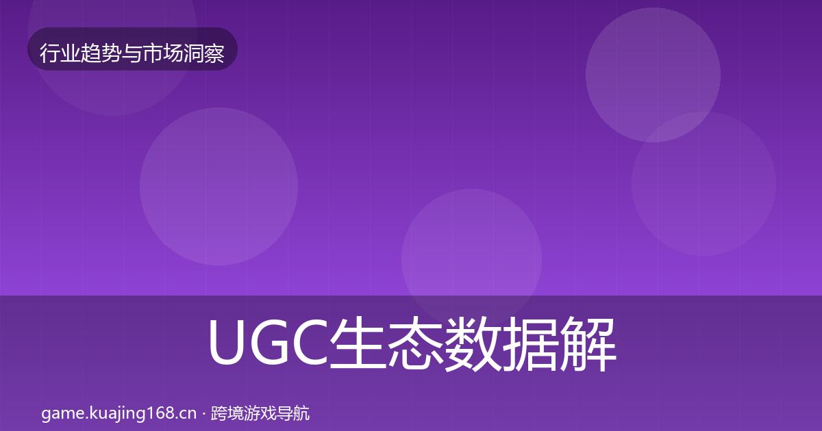 UGC生态数据解读全指南：2026年