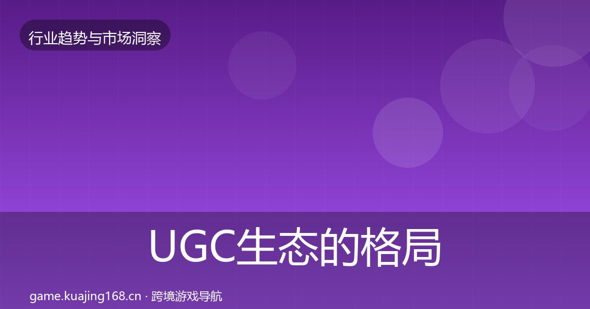UGC生态的格局研判（2027年）