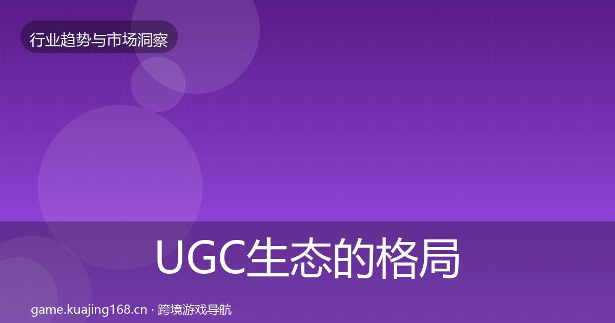 UGC生态的格局研判（全面）