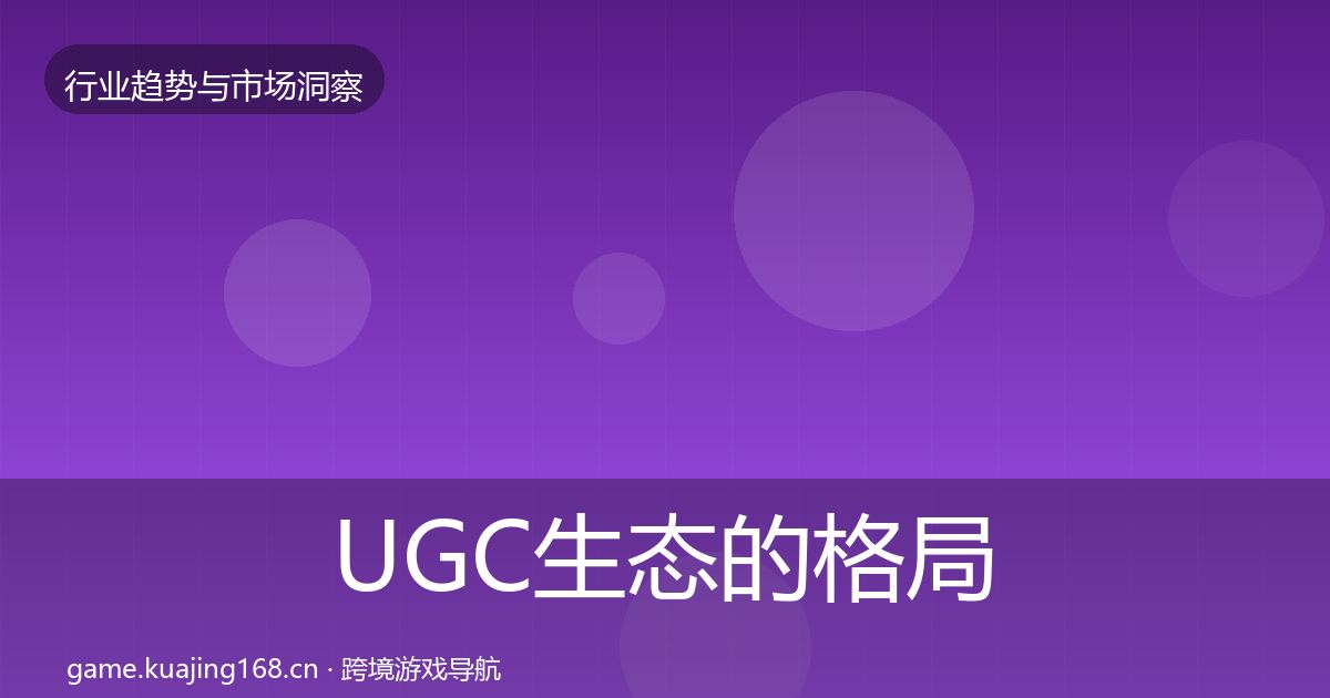 UGC生态的格局研判（官方）