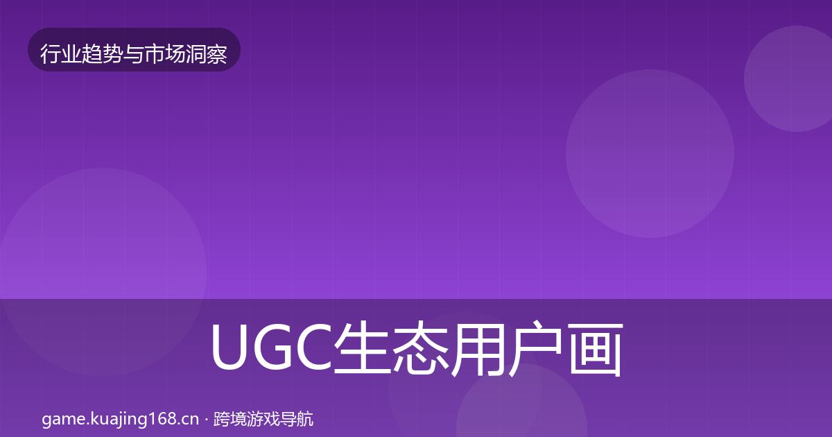 UGC生态用户画像全指南：深度