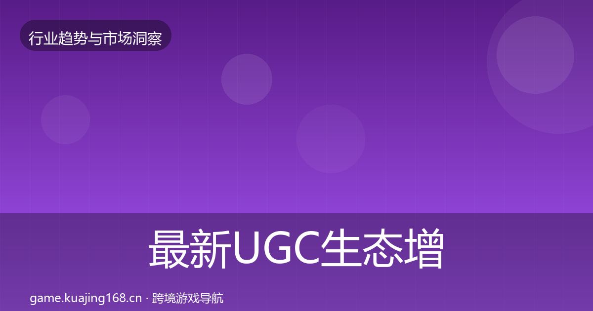最新UGC生态增长预测
