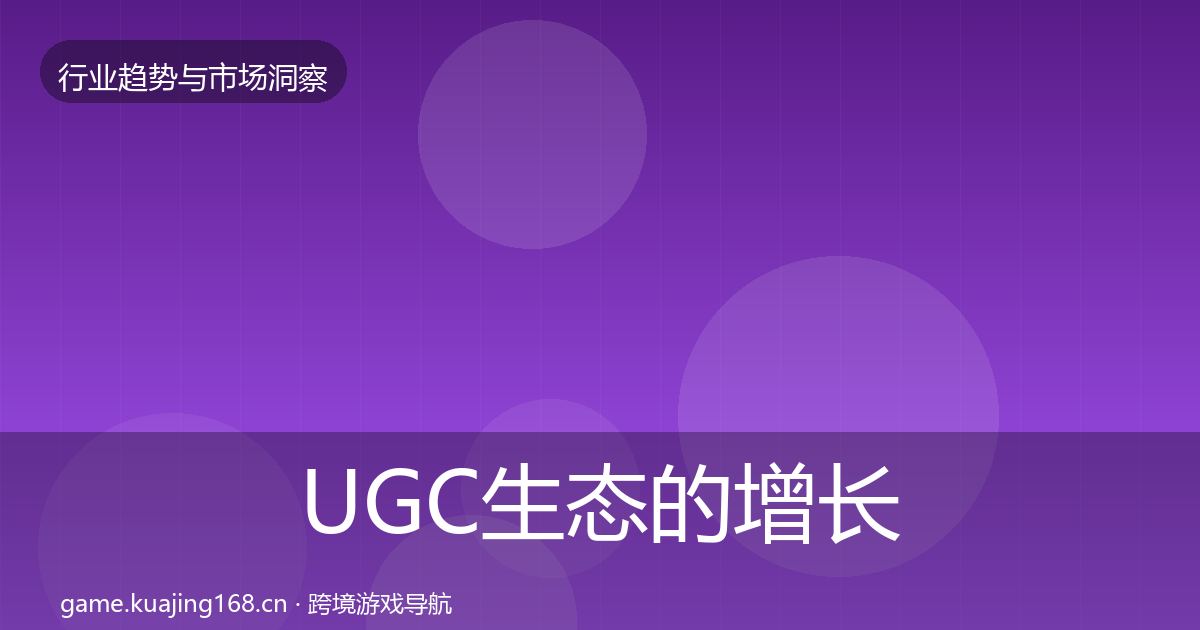 UGC生态的增长预测(全面)