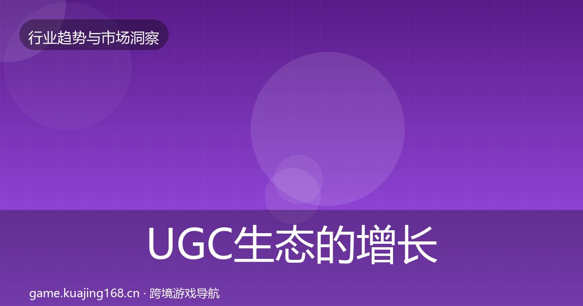 UGC生态的增长预测(深度)