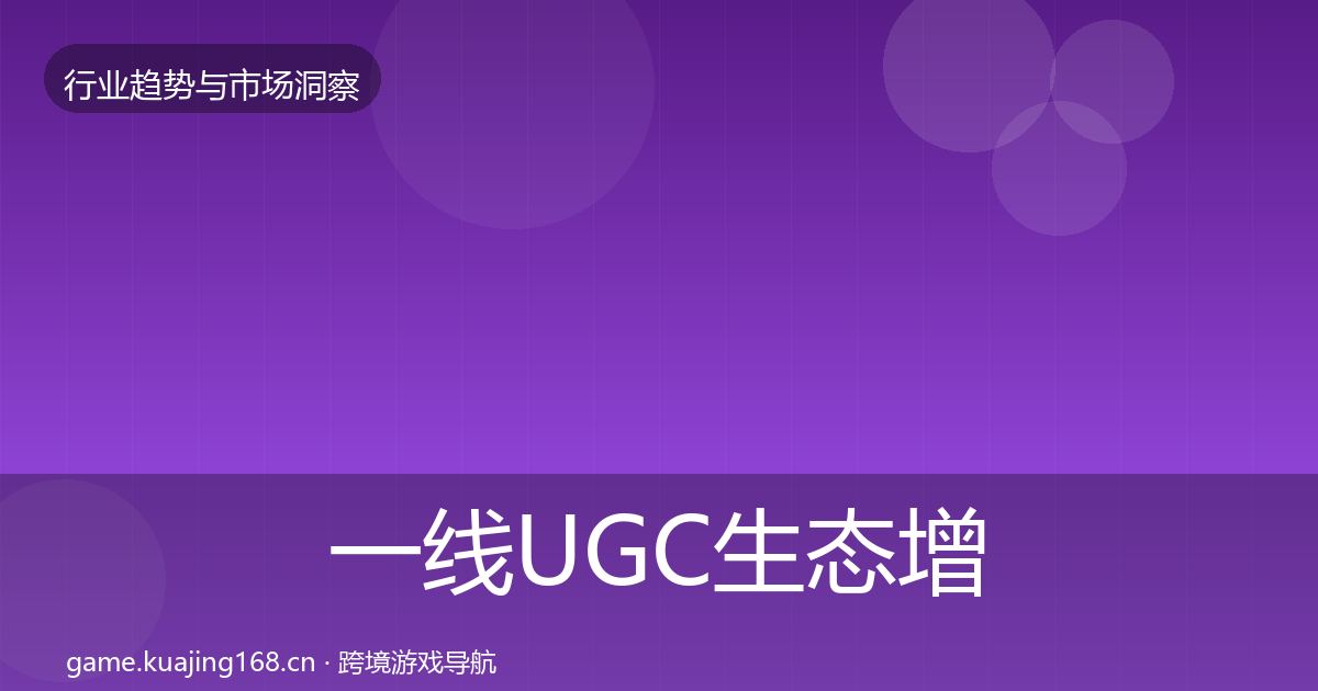 一线UGC生态增长预测