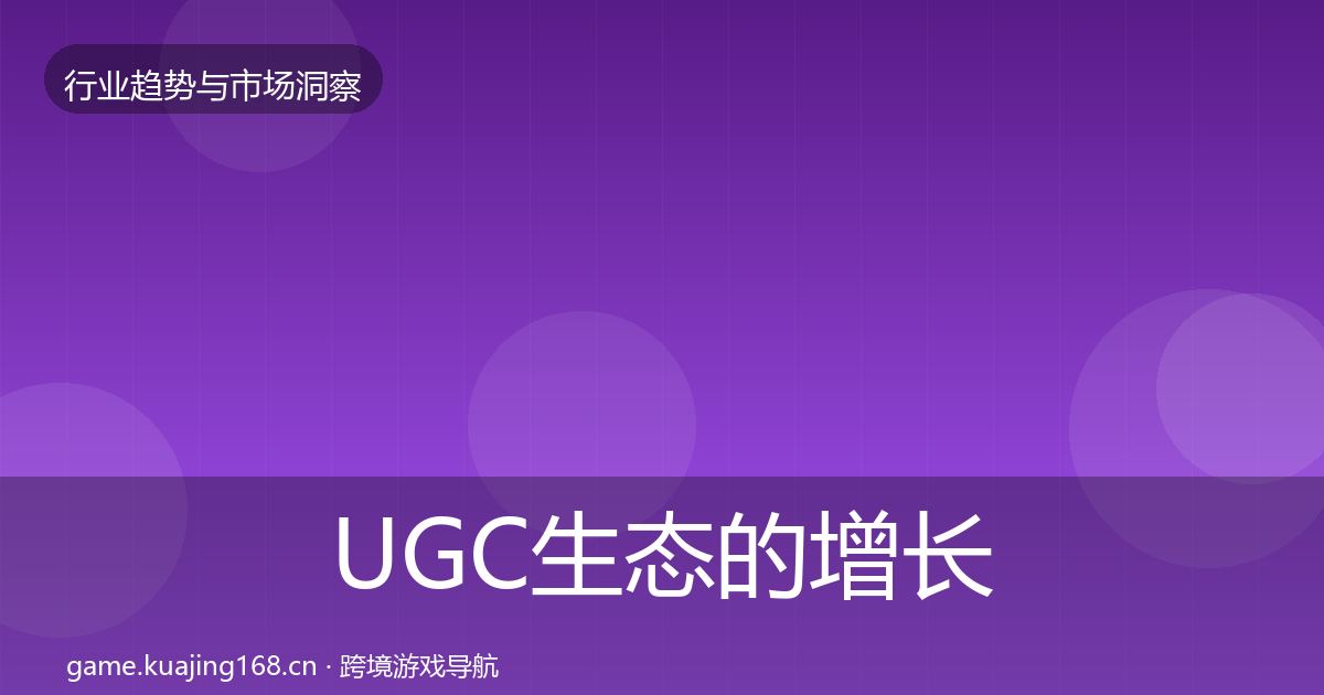UGC生态的增长预测（一线）