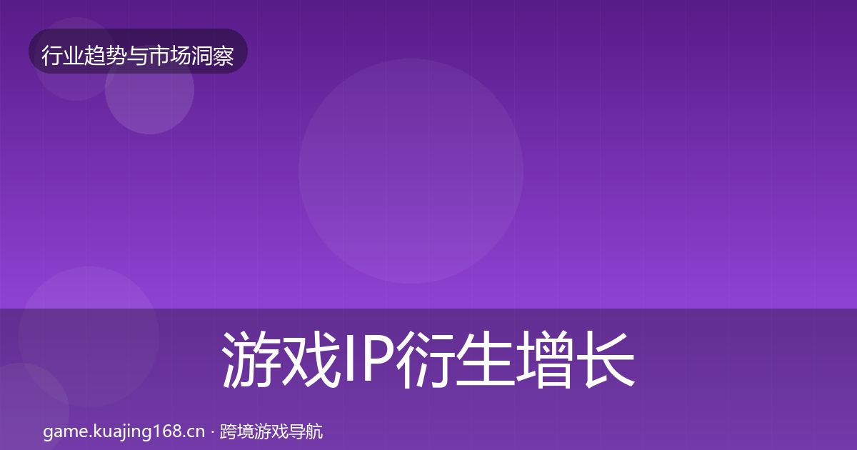 游戏IP衍生增长预测全指南：深度