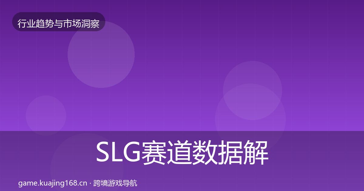 SLG赛道数据解读全指南：2026年