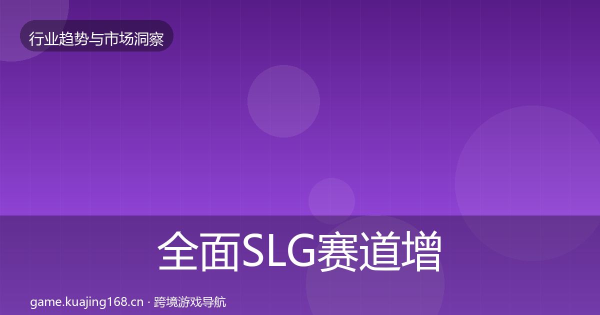 全面SLG赛道增长预测